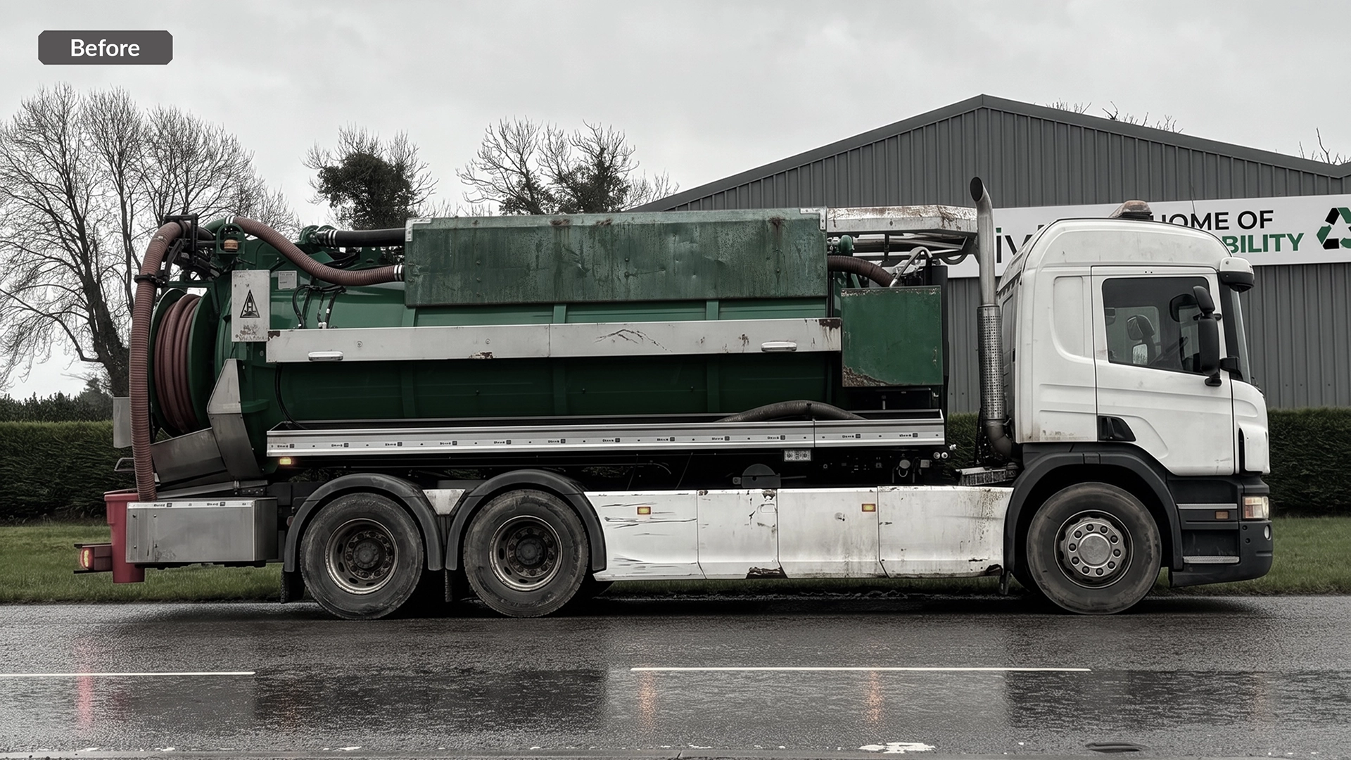 Fleet unit before refurbishment